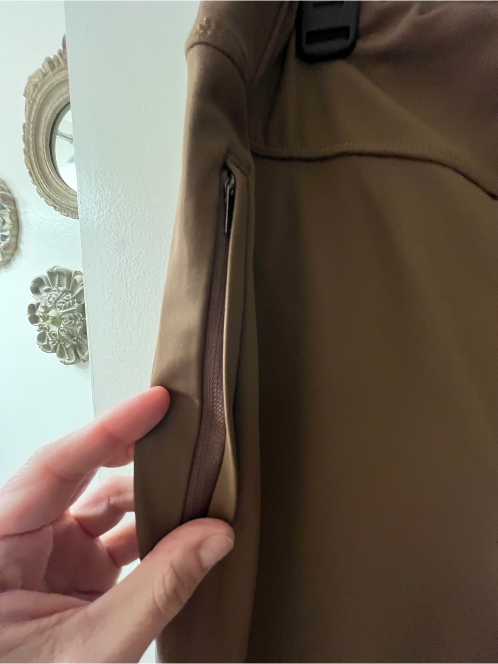 Halara High-Rise Wide-Leg Pants in Brown - Picture 5 of 5